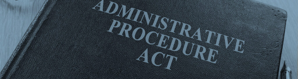 Administrative Procedure Act book